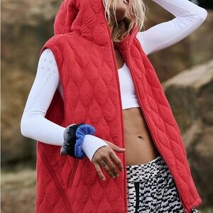 FREE PEOPLE Dream Big Quilted Vest